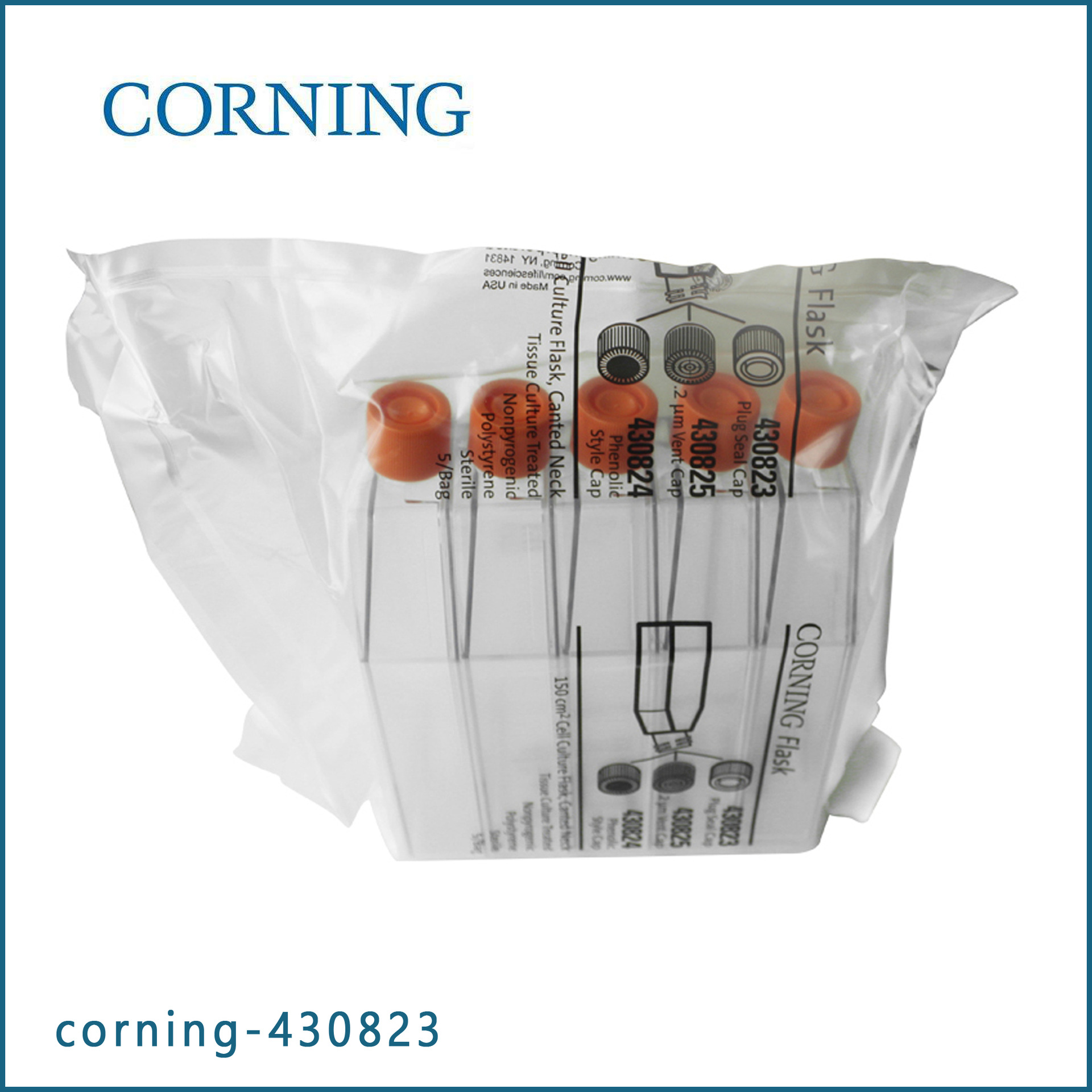 Corning 康宁430823 150cm正方斜口细胞培养瓶