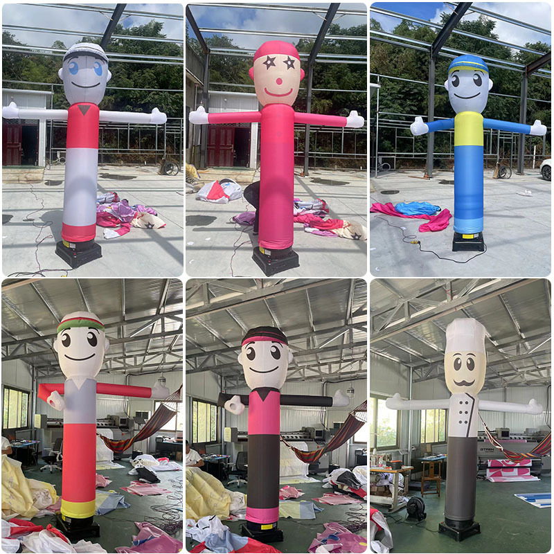 充气招手气模人舞星广告人偶财神洗车工开业摇摆卡通庆典挥手小丑