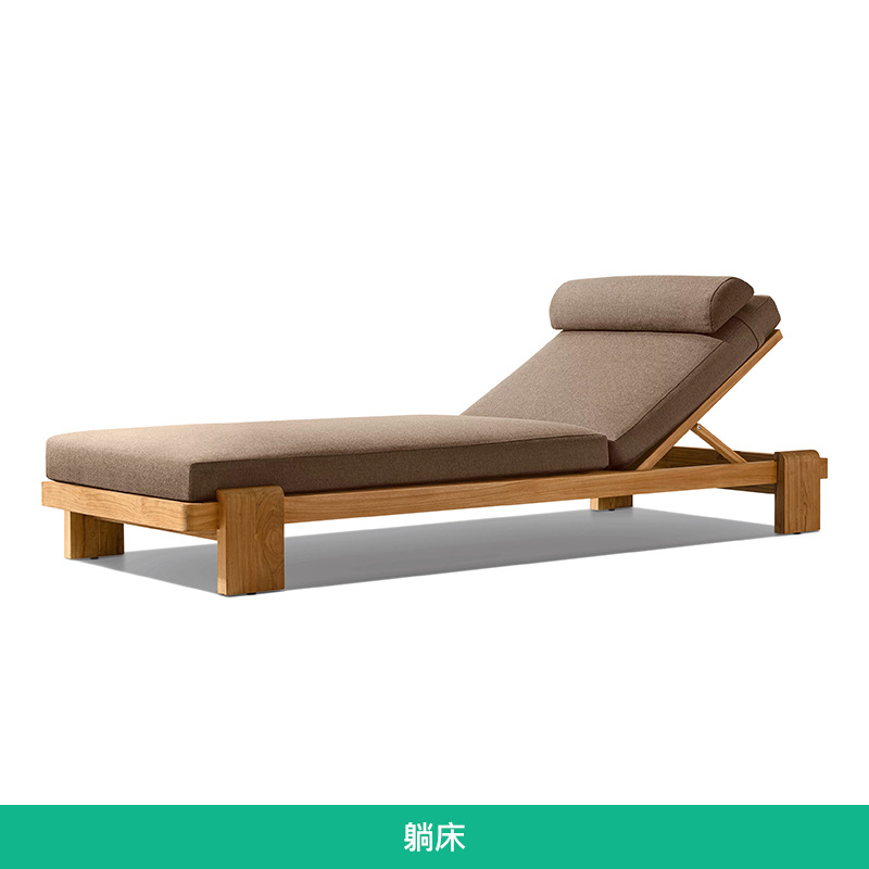 Sofá al aire libre mesa y silla combinación mesa de centro mesa y silla patio villa hotel restaurante jardín impermeable protección solar ocio nórdico