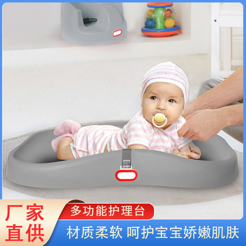 Portable and Lightweight Diaper Changing, Dressing, and Multi-Purpose Care Table with Massage and Bathing Function - Little Tech