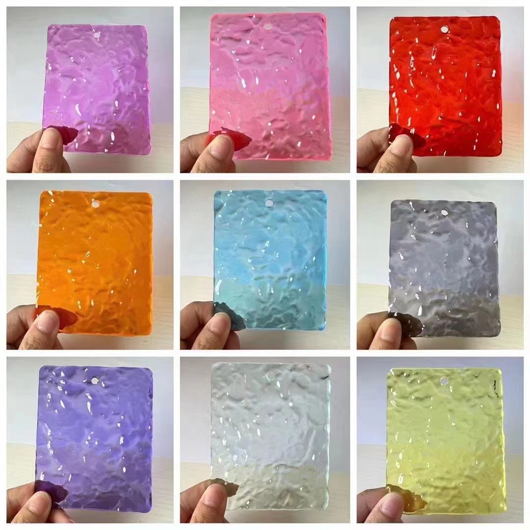 石头纹亚克力板条纹有机玻璃板加工雕刻激光切割热弯uv