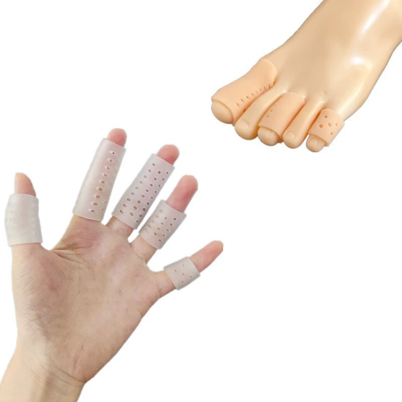 SEBS двойное отверстие с отверстием для пальцев ног на высоких каблуках мягкая абразивостойкая дышащая защита пальцев рук защитная крышка для ног