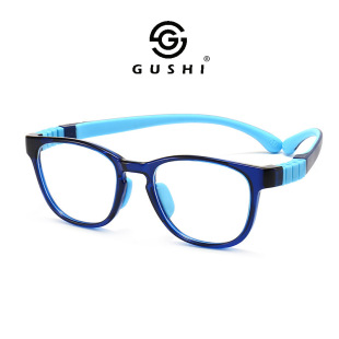 D-26 new children's glasses, male and female children's anti-blue light gleed mobile phone computer microscopic silicone frame TR90 myopia mirror