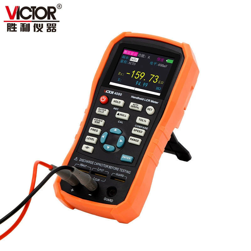 Victory Instrument 4080 Ручной мостовой тестер Высокоточный цифровой дисплей автоматически идентифицирует портативный цифровой мост