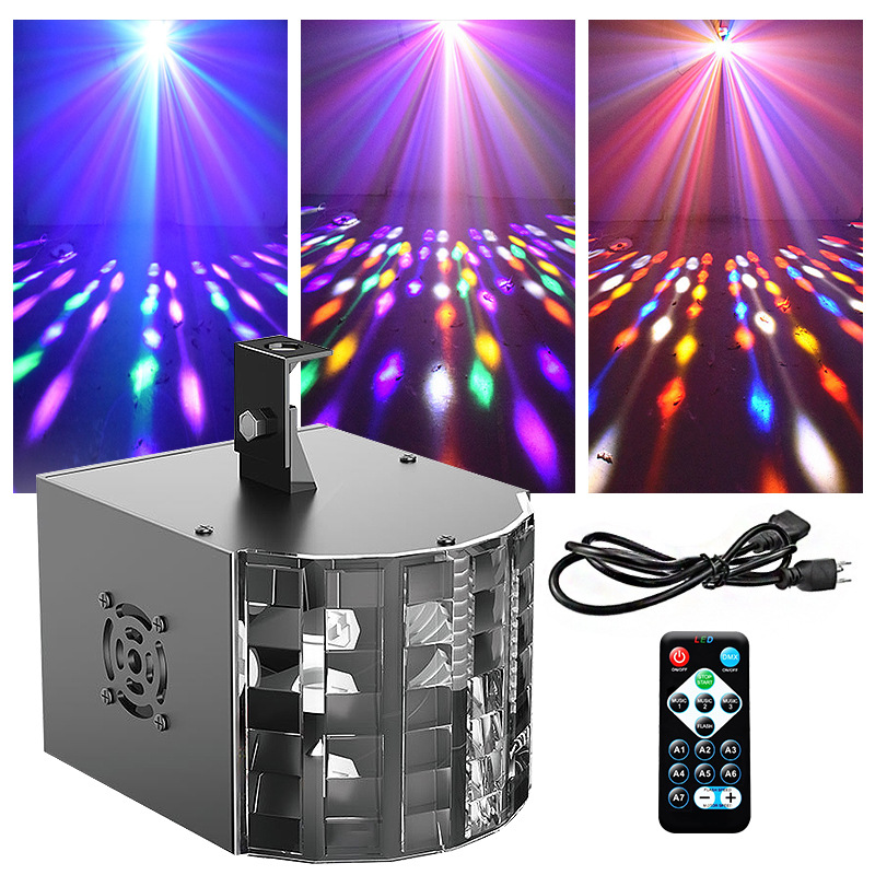 Ktv lámpara de flash hogar controlado por voz discoteca barra de luz colorido haz giratorio luz salón de baile atmósfera Luz de escenario