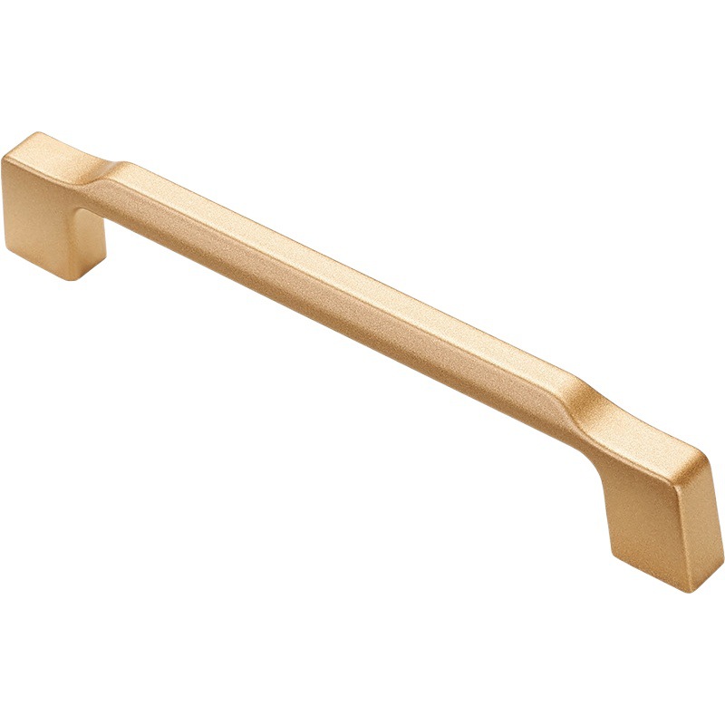 Estilo europeo gabinete puerta gabinete cajón americano moderno minimalista aleación de aluminio alargado nórdico negro armario puerta manija