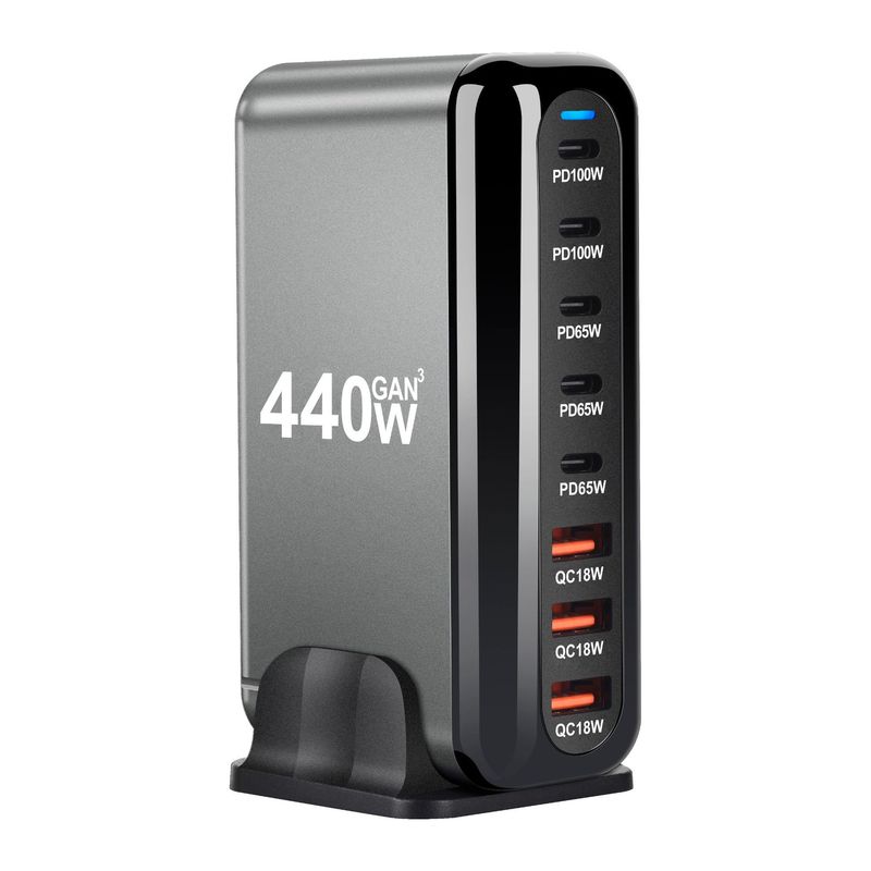 電気アダプター充電器電気器具充電440Wガリウム320WPD窒化デスクトップ600W機能充電|undefined