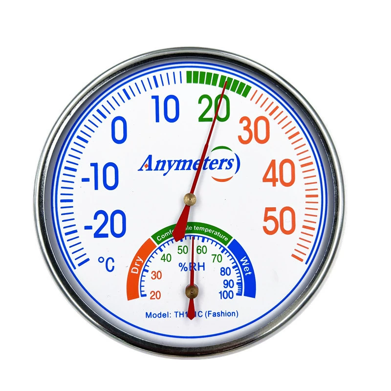 Трансграничный английский гигрометр сухой гигрометр указатель термометр гигрометр TH101 внутренний и наружный бытовой термометр