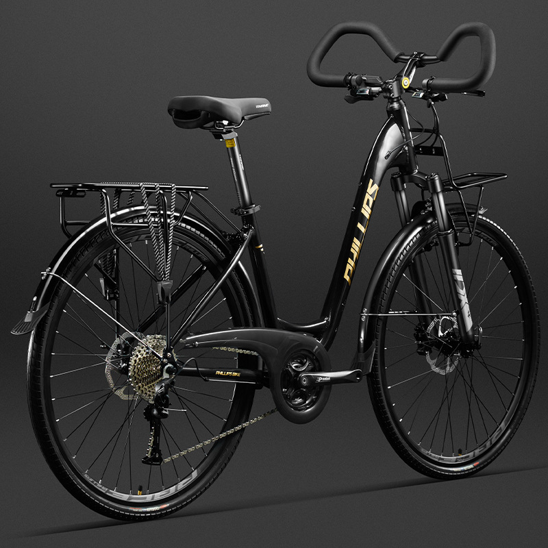 Philip Travel Bike Long-Distance Butterfly Handlebar Men's and Women's Sichuan-Xizang Line Professional Variable-Speed Road Mountain Bike