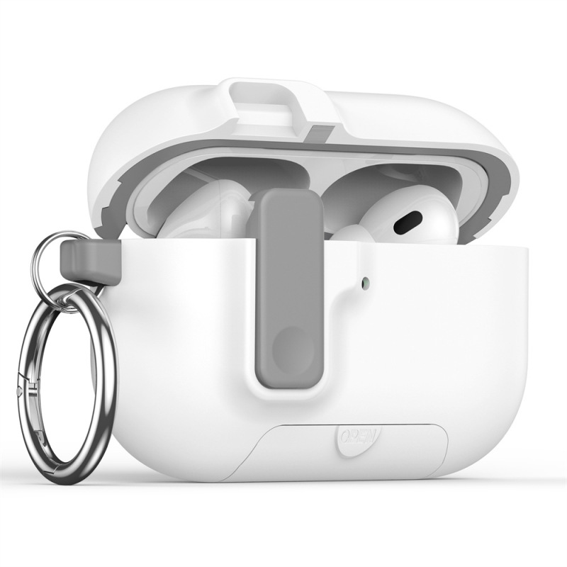 适用airpods pro3保护套弹盖锁扣支架二代4代pro2苹果蓝牙耳机壳|undefined