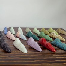 茶拨搁置陶瓷山形笔架茶针架茶勺架毛笔放置架茶道配件多功能茶器