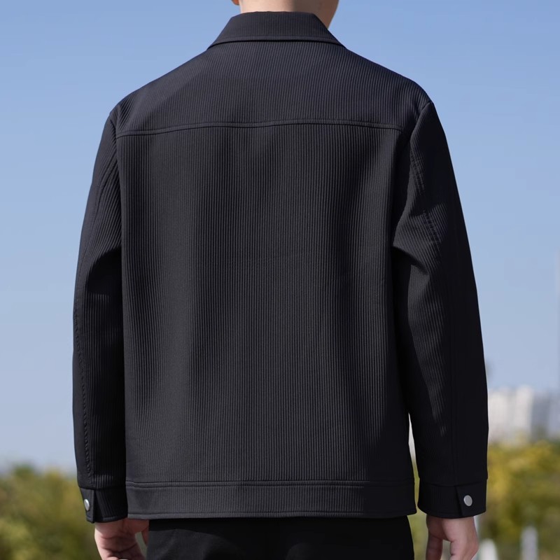 새로운 남성 패션 가을 겨울 새로운 텍스처 라펠 재킷 비즈니스 코트 캐주얼 상의