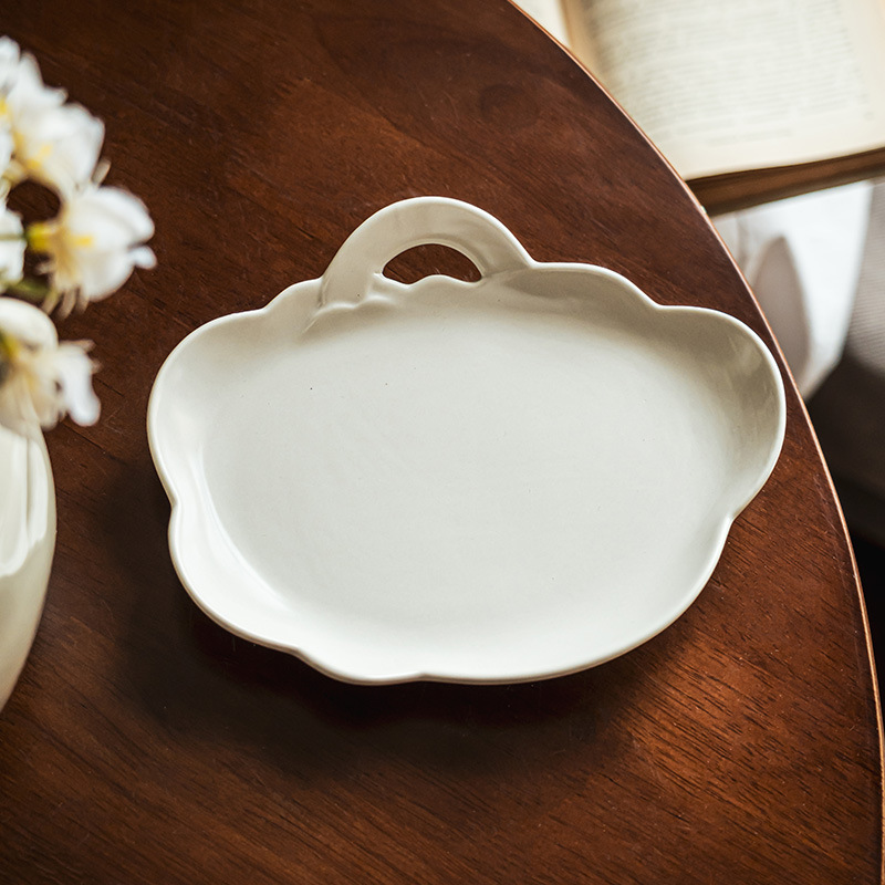 Plato creativo irregular plato de filete de comida occidental platos caseros platos de ensalada platos de bocadillos platos de forma especial platos de nubes