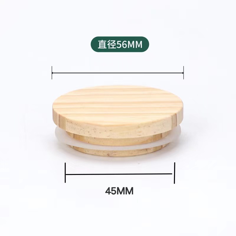 メーカー卸売キャンドルカップパインウッド竹蓋シリコンリングシール蓋手作りワックス容器キャンドルホルダーカップ蓋|undefined