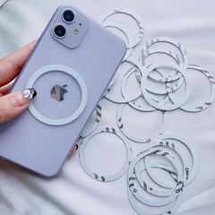 圓形Magsafe手機平板引磁圈粘貼鐵片便攜手機殼磁吸片背貼批發