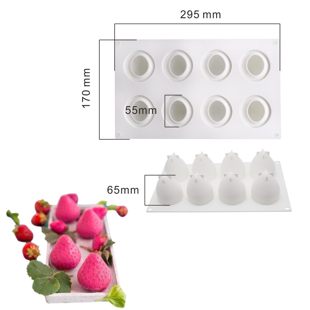Melocotón manzana pera simulación fruta mousse pastel molde de silicona limón piña mango naranja cereza molde de postre