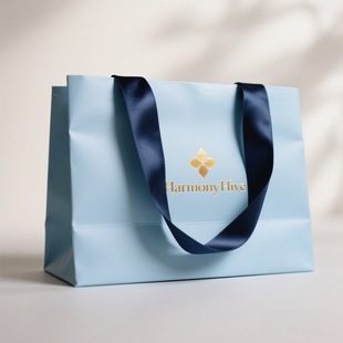Paper Bag Clothing Store Handbag High-End Gift Bag Gift Bag Wholesale Gift Box Bag Wedding Candy Packaging Bag Tea