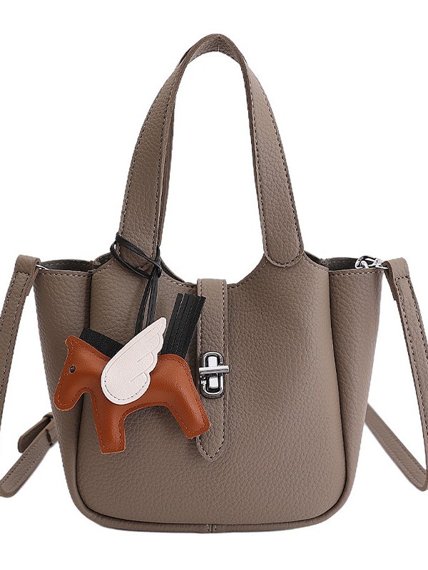 Bolso para mujeres 2026 venta caliente nuevo nicho coreano bolso de cubo portátil de textura alta moda lujosa bolsa de mochila