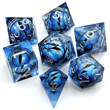 厂家批发  树脂尖角骰子 可滚动龙眼 游戏娱乐金属骰子