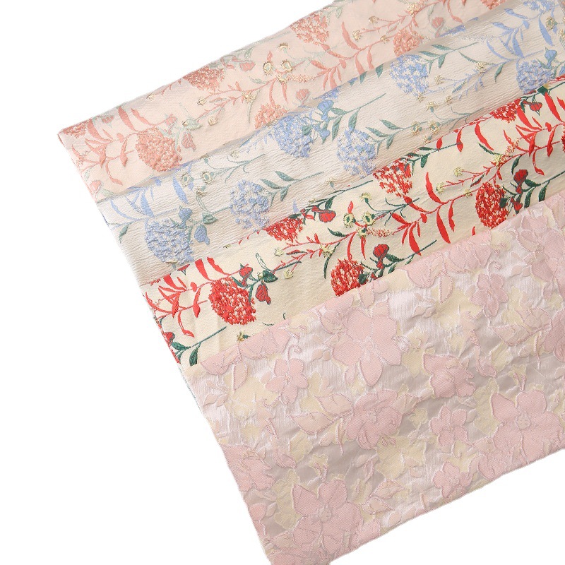 Papel de Regalo Floral Bordado de Tela Redonda Creativa para el Día de San Valentín, Serie de Alta Gama, Estilo Pequeño y Fragante