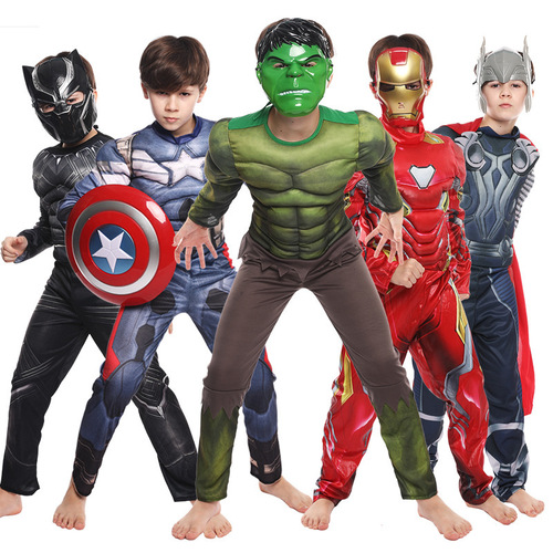 Halloween children's cosplay costumes animation film and television Thanos Deadpool Star Wars Iron Man hero costumes