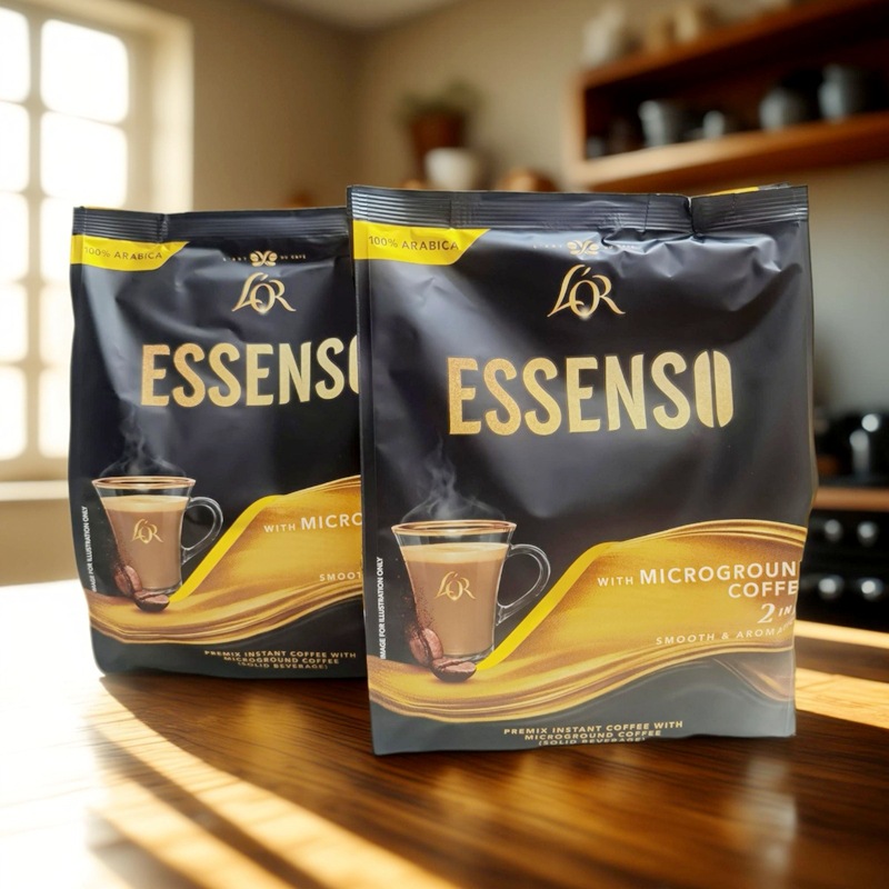 批发供应进品食品 艾昇斯二合一微研磨速溶咖啡固体饮料320g*24袋