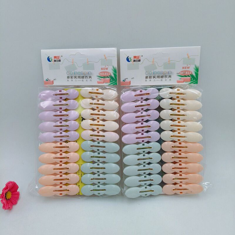 20-Pack Clothespins Plastic Clips for Clothes and Pants, Brand New Material, Multi-Purpose Plastic Clips, Wholesale from 2 Yuan Store 20-Pack Clothespins Plastic Clips for Clothes and Pants, Brand New Material, Multi-Purpose Plastic Clips, Wholesale from 2 Yuan Store
