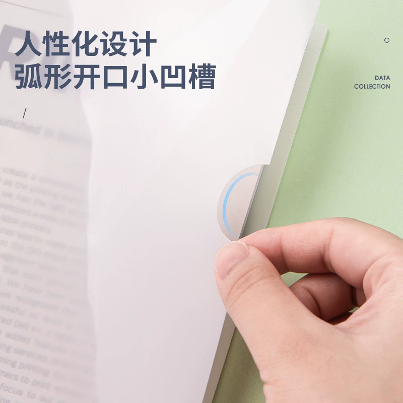 Дели 63111A-A4 Журнал папки Folder Resume Report Clattering Office Data Checkpiece Report Storage Ringzer Folder