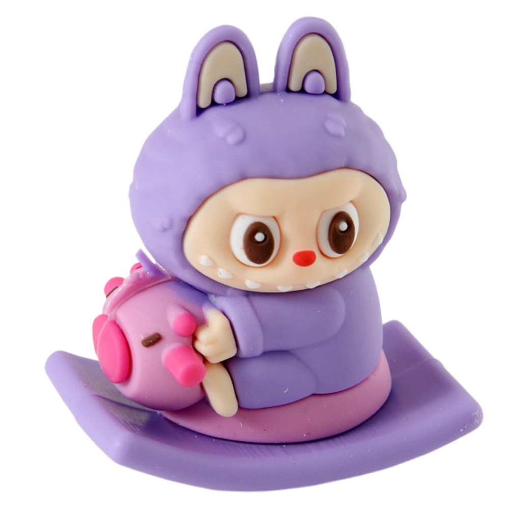 Nuevo cuchillo de lápiz de tela pequeña venta transfronteriza caliente para niños lápiz manual de goma blanda dibujos animados estudiantes de papelería