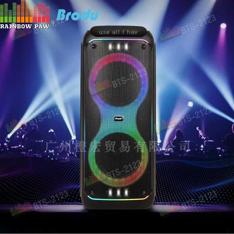 Kts Bts Gts Manufacturer Wholesale Bts-2123 Dual 10inch Karaoke Machine with Dual Wireless Microphone Bluetooth Speakers Kts Bts Gts Manufacturer Wholesale Bts-2123 Dual 10inch Karaoke Machine with Dual Wireless Microphone Bluetooth Speakers