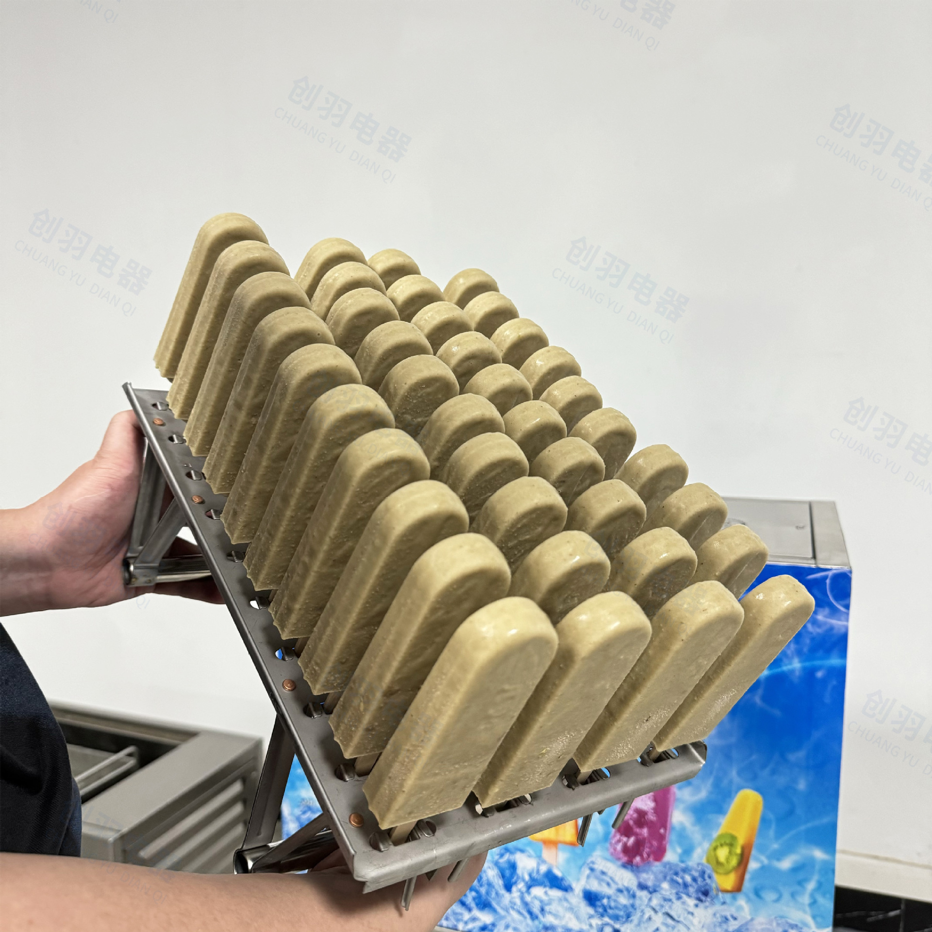 冰茶红豆冰棍成型机 呼伦贝尔牛奶布丁冰棒机水果手动冰棍机