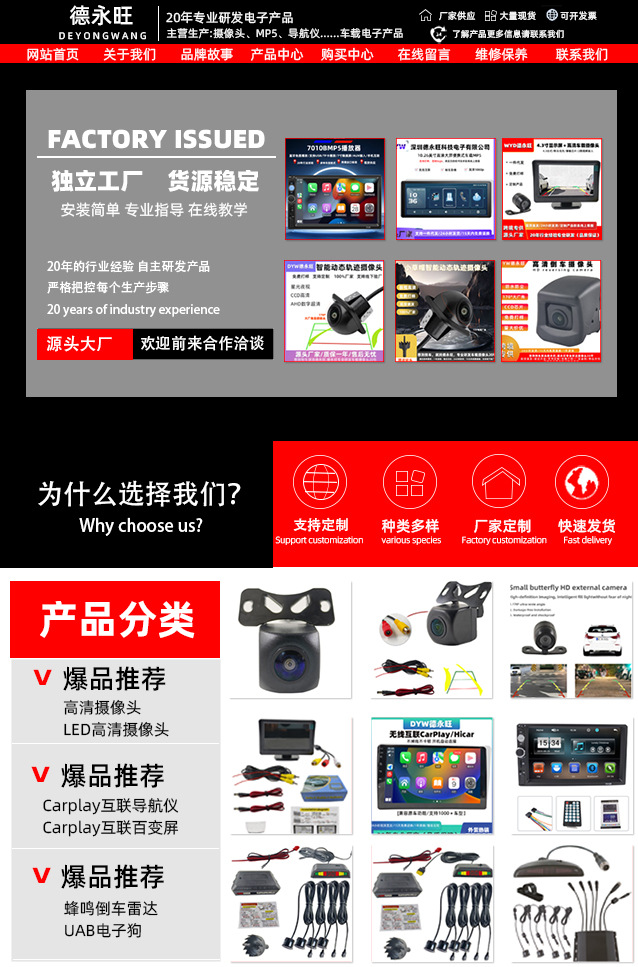 American-Style European Ccd Ahd High-Definition Reversing Mirror Image Car License Plate Rear View Hd Camera