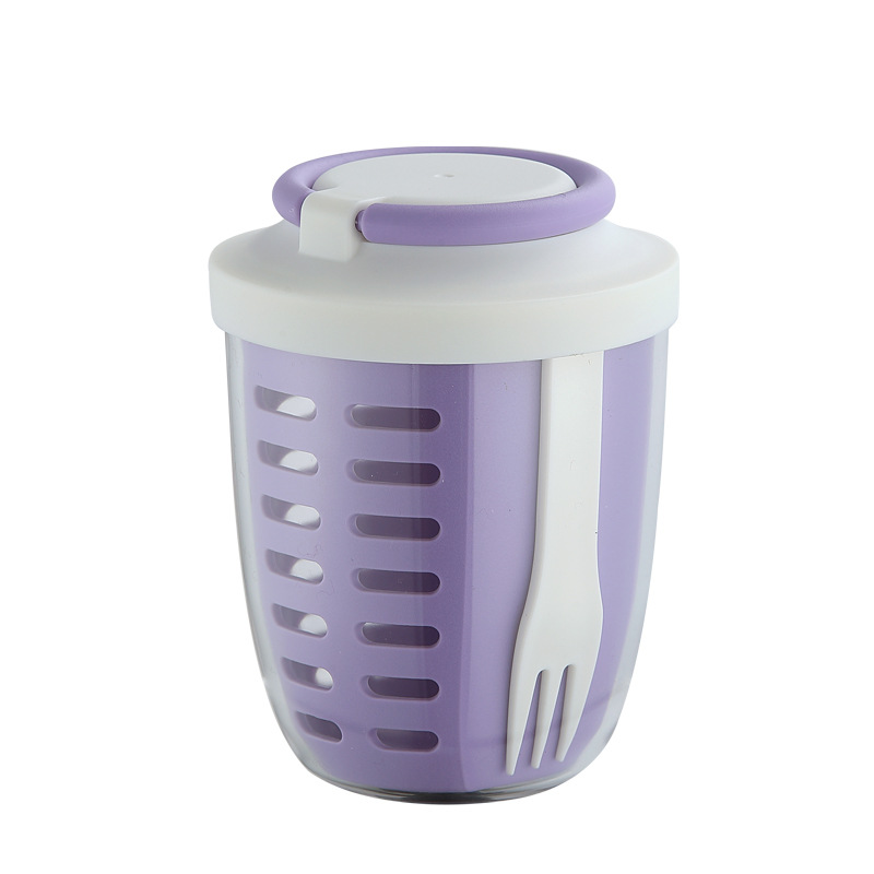 Taza de frutas para ir a trabajar Taza de ensalada para ir a trabajar Taza de desayuno para niños para acampar