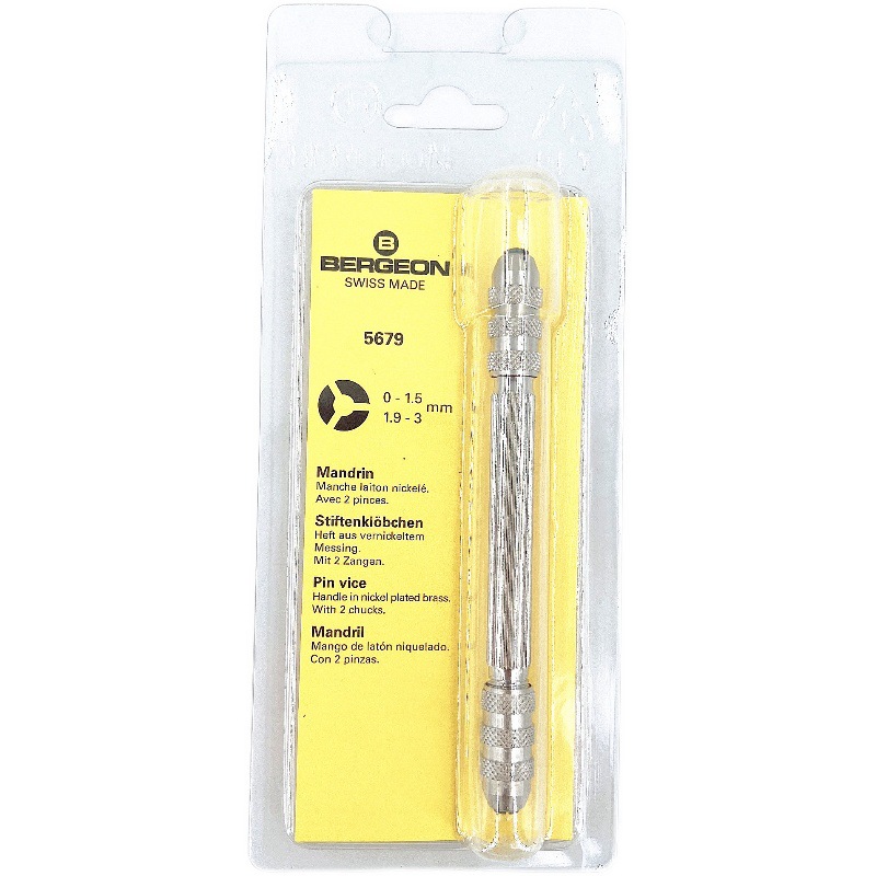 瑞士博格BERGEON 5679拿子（索钳） 手表维修工具0-1.5mm 1.9-3mm