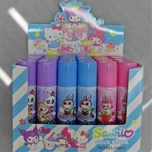 跨境爆款拉布布固体胶创意LABUBU迷你手工胶棒儿童DIY手账本胶水