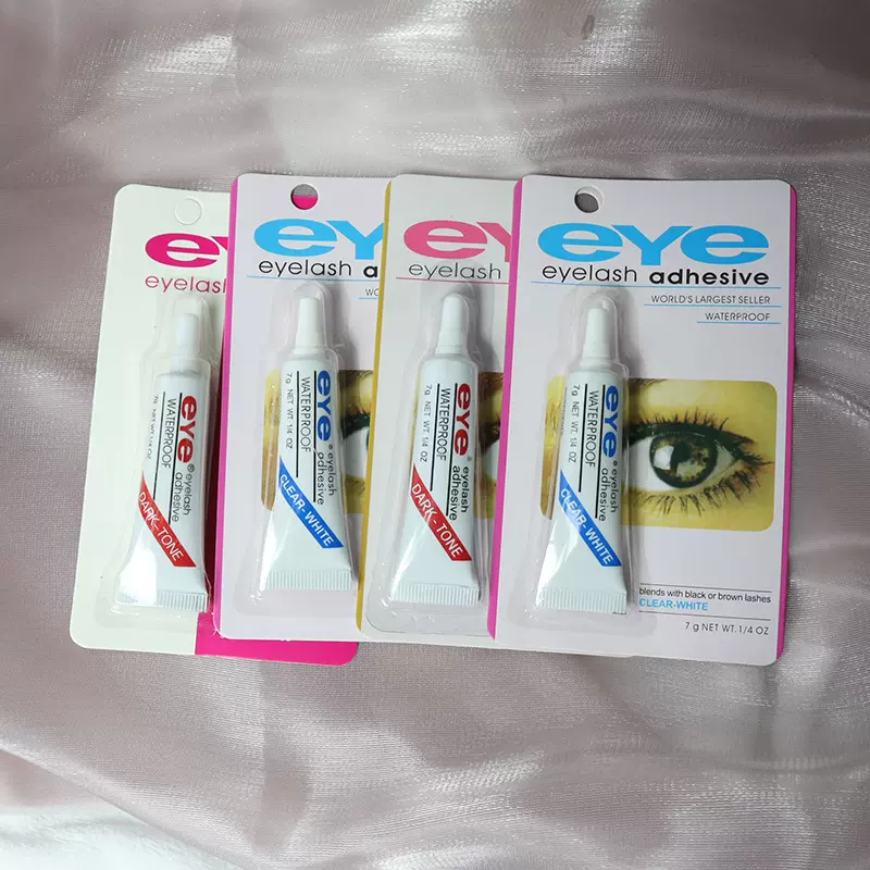 eye睫毛胶水7g批发美目防水防冻假睫毛胶水一次性眼睫毛辅助工具