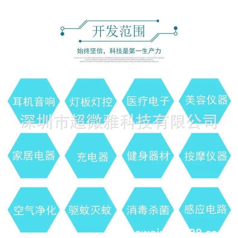 X05 nueva placa base PCBA de refrigeración y hielo, carga USB, gran energía eólica, ventilador de pantalla digital, placa base, placa base puntual de fábrica