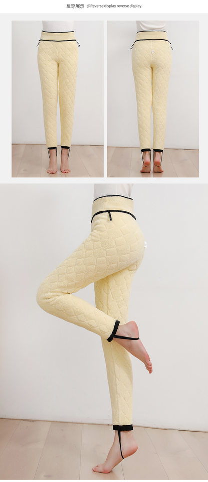 Quần legging nữ cạp cao siêu dày giữ nhiệt mùa đông lót lụa tơ tằm — 100% lụa đầy quần lụa [lót bên trong màu tím], 100% lụa đầy quần lụa [lót cừu], 100% lụa đầy quần lụa với miếng đệm thắt lưng và miếng đệm đầu gối [Kung Fu Sheep Inner], 100% lụa đầy quần lụa với miếng đệm thắt lưng và miếng đệm đầu gối [lót cừu] chi tiết 22