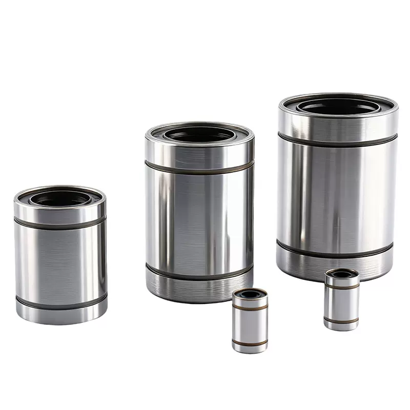 直线运动轴承LM3 4 5 6轴承钢滚珠光轴滑动加长直线轴承加工定制