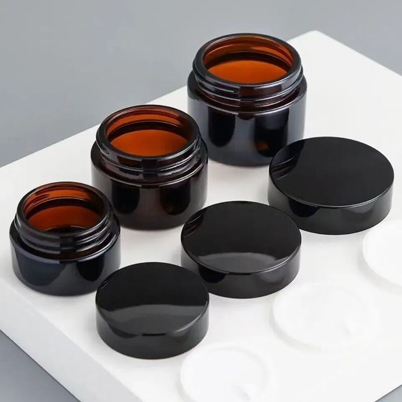 工場スポット茶色ボトルガラスクリーム化粧品ボトル10g20g30g50g100gフェイスクリームアイクリーム包装|undefined