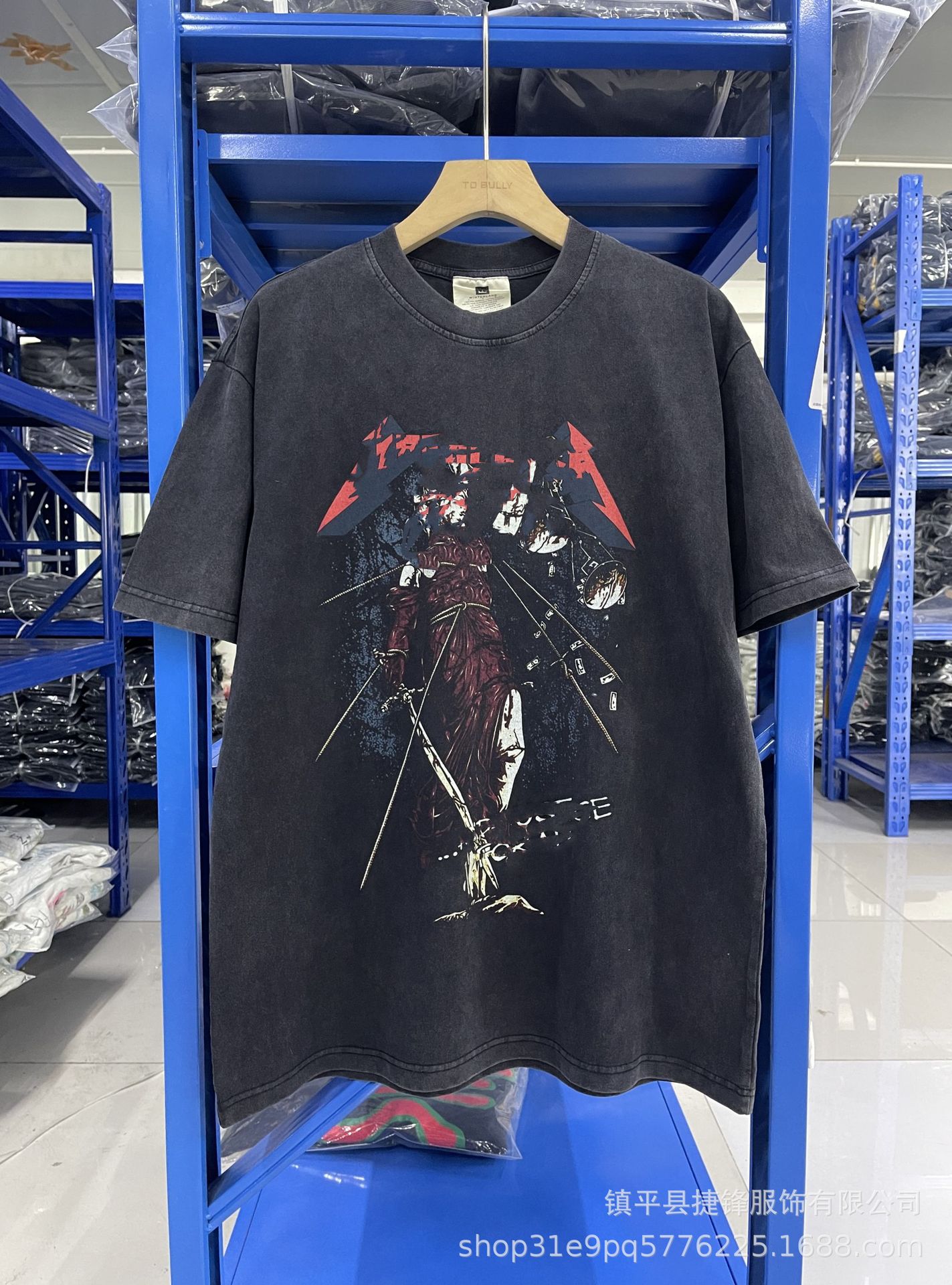 クロスボーダーの新型欧米のファッションブランドのレトロな水洗いは古い落書きをします。