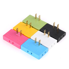 One-to-three multi-function socket rotatable plug 180 degrees One-to-three multi-function conversion plug wholesale