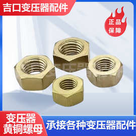 六角铜螺母 铜螺帽 黄铜螺丝 防松锁紧螺帽 做工精细异形件