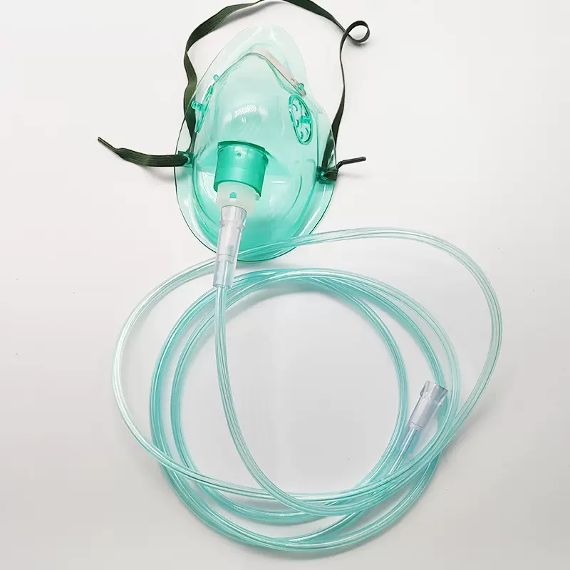 厂家供应吸氧面罩 成人儿童面罩 医用级PVC氧气吸入器 吸氧机配件