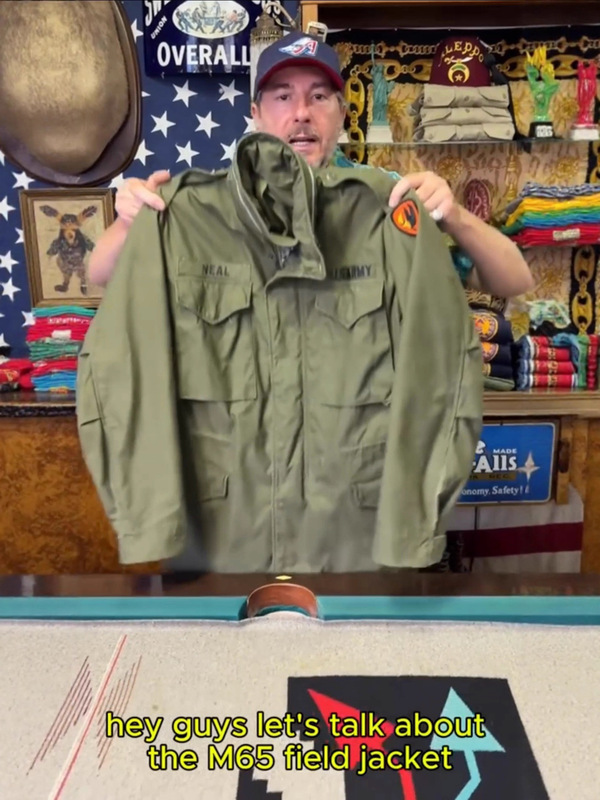 Cross-Border Amazon American Retro M65 Field Army Green Hunting Jacket Tough Guy Military Windbreaker Jacket for Men