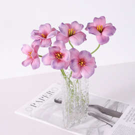 仿真花 手感PU郁金香 无叶梦幻色婚庆摄影插花家居软装饰餐桌假花