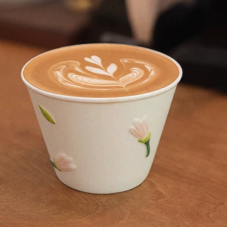 陶瓷杯 手握杯 牛奶 咖啡杯 喝茶泡茶 热饮冷饮 小众 设计感