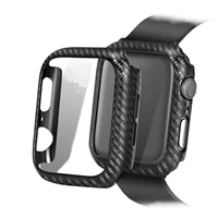 Подходит для корпуса часов Apple, углеродного волокна, ПК, часы с защитой от падения, бутик, защитный чехол