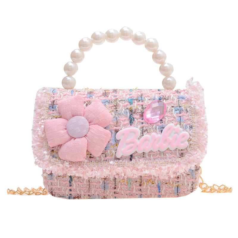 Bolso de los niños del estilo coreano estilo Chanel flor chica bolsa de mensajero 2023 nuevo bebé mini cadena bolso de hombro moda