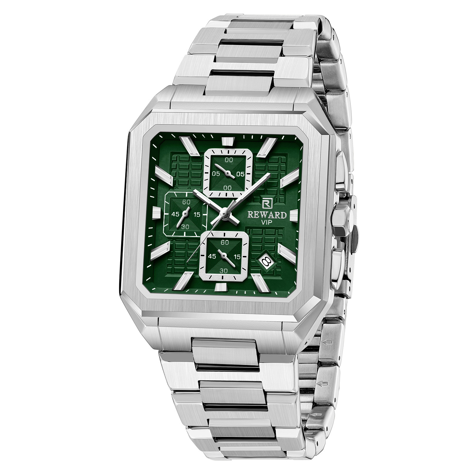 Reward Men's Multifunctional Watch Cross-Border Square Watch Fashion Luminous Waterproof Quartz Watch Men Rd813149M